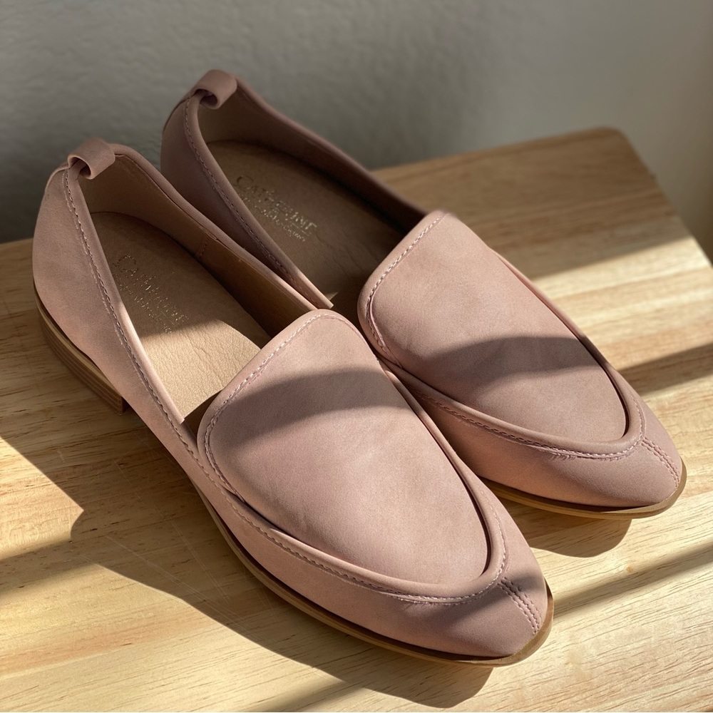 Catherine Malandrino Westley Nude Pink Loafers - Size 6 - Low Heel